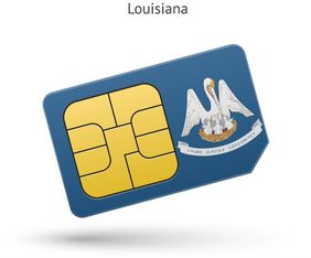 Сим карта США штат Луизиана для приема СМС
